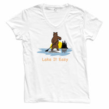 Load image into Gallery viewer, Water Bear &quot;Paddleboard&quot; Women&#39;s V Neck
