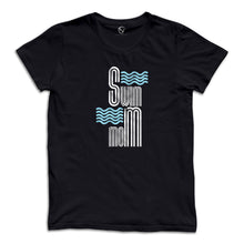 Load image into Gallery viewer, Swim Mom “Modern Waves” Crew Neck Tee
