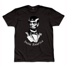 Load image into Gallery viewer, Honest Abe “Swim America” Men&#39;s Tee
