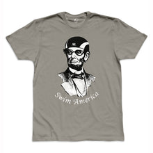 Load image into Gallery viewer, Honest Abe “Swim America” Men&#39;s Tee
