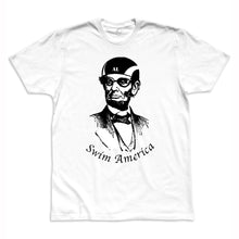 Load image into Gallery viewer, Honest Abe “Swim America” Men&#39;s Tee
