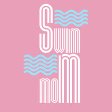 Load image into Gallery viewer, Swim Mom “Modern Waves” Crew Neck Tee
